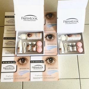 Fresh look contact lens complete pack