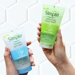 Simple facial wash