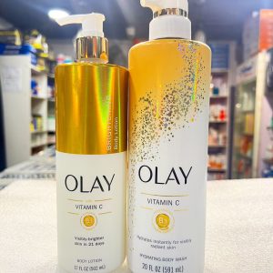 OLAY VITAMIN C BODY WASH AND LOTION