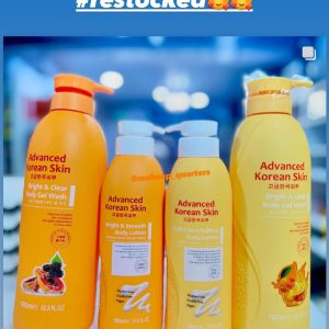 ADVANCED KOREA SKIN BODY WASH AND LOTION