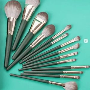 UNBRANDED 14PCS GREEN BRUSH SET