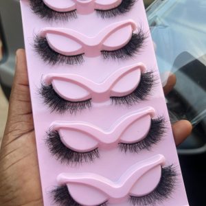 5 in 1 PINK LASHES