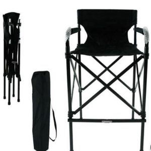 Telescopic chair with curve handle
