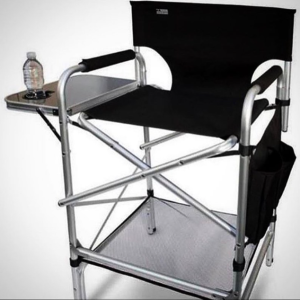 SINGLE TRAY CHAIR WITH BLACK TRAY